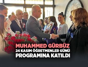 Buca Kaymakamı Muhammed Gürbüz, 24 Kasım Öğretmenler Günü Programına Katıldı