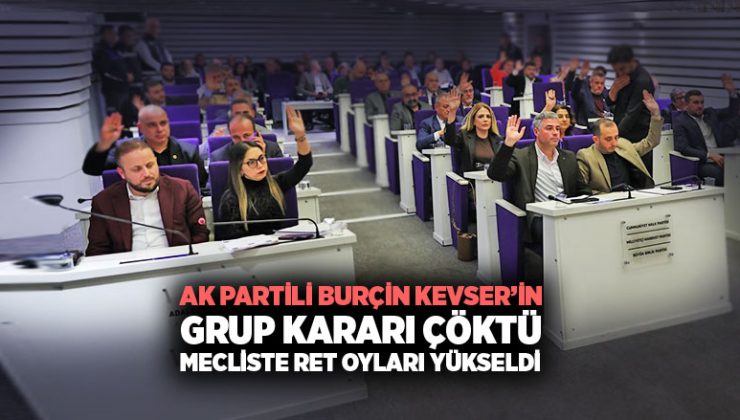 Burçin Kevser ’in Grup Kararı Çöktü Mecliste Ret Oyları Yükseldi