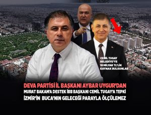 DEVA Partisi il başkanı Aybar Uygur ’dan Murat Bakan’a Destek İBB başkanı Cemil Tugay’a Tepki İzmir’in Buca’nın Geleceği Parayla Ölçülemez