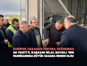 AK Parti İl başkanı Bilal Saygılı ‘nın Rulman fabrikasında Büyük Hasara Neden Oldu