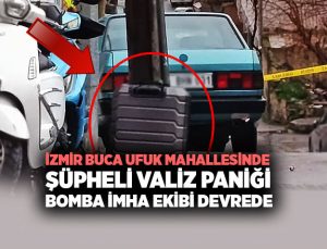 İzmir Buca ’da Şüpheli Valiz Alarmı: Bomba İmha Ekibi Kontrollü Patlatma Yaptı