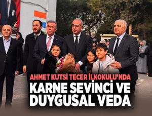 Ahmet Kutsi Tecer İlkokulu’nda Karne Sevinci ve Duygusal Veda