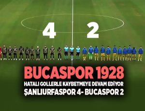 Bucaspor 1928 Hatalı Gollerle Kaybetmeye devam ediyor, Şanlıurfaspor 4- Bucaspor 2
