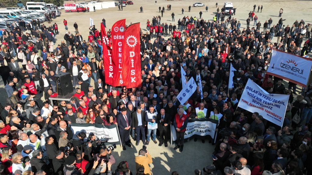 Tunç Soyer Buca Cezaevi Yeşil Kalsın Mitingi