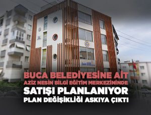 Buca’da Aziz Nesin Bilgi Eğitim Merkezide Satılıyor: İmar Planı Değişikliği Askıda