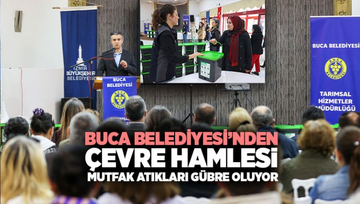 Buca Belediyesi’nden Çevre Hamlesi: Mutfak Atıkları Gübre Oluyor