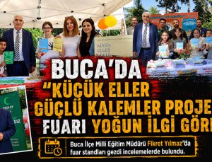 Buca ‘da “Küçük Eller Güçlü Kalemler Projesi” Fuarı Yoğun İlgi Gördü