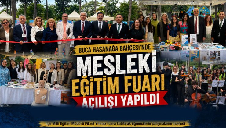 Buca Hasanağa Bahçesi’nde Mesleki Eğitim Fuarı