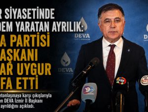 İzmir Siyasetinde Gündem Yaratan Ayrılık: DEVA Partisi İzmir İl Başkanı Aybar Uygur İstifa Etti