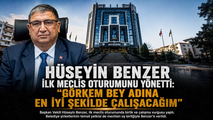 Buca Belediyesi Başkan Vekili Hüseyin Benzer