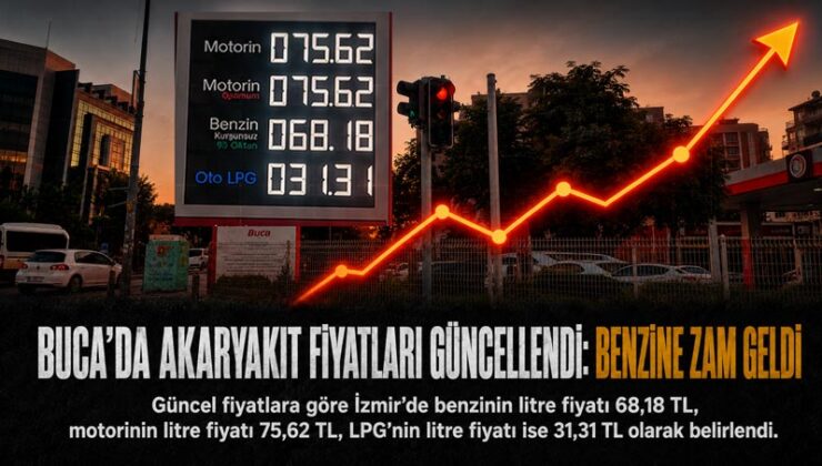 Buca ’da Akaryakıt Fiyatları Güncellendi: Benzine Zam Geldi