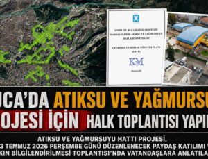 Buca ’da Atıksu ve Yağmursuyu Projesi İçin Halk Toplantısı Yapılacak