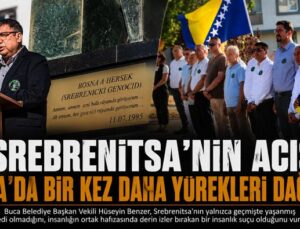 Srebrenitsa ‘nın Acısı Buca ‘da Bir Kez Daha Yürekleri Dağladı