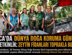 Buca ’da Dünya Doğa Koruma Günü’ne Özel Etkinlik: Zeytin Fidanları Toprakla Buluştu