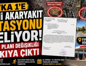 EVKA 1 ‘e Yeni Akaryakıt İstasyonu Geliyor: İmar Planı Değişikliği Askıya Çıktı