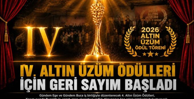4. Altın Üzüm Ödülleri İçin Geri Sayım Başladı: 2026’nın Başarılı İsimleri Buca’da Buluşacak