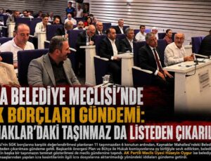 Buca Belediye Meclisi’nde SGK Borçları Gündemi: Kaynaklar ’daki Taşınmaz da Listeden Çıkarılıyor