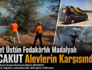 Devlet Üstün Fedakârlık Madalyalı BUCAKUT Alevlerin Karşısında