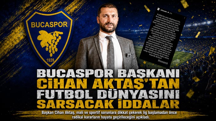 Bucaspor Başkanı Cihan Aktaş ’tan Futbol Dünyasını Sarsacak İddalar