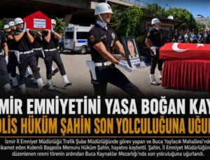 İzmir Emniyetini Yasa Boğan Kayıp: Başpolis Hüküm Şahin Son Yolculuğuna Uğurlandı