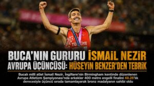 İsmail Nezir Avrupa Üçüncüsü