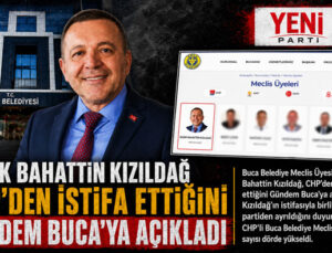 Sadık Bahattin Kızıldağ CHP’den İstifa Ettiğini Gündem Buca ‘ya açıkladı