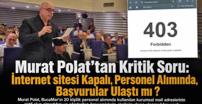 AK Partili Murat Polat ’tan Kritik Soru: İnternet sitesi Kapalı, Personel Alımında, Başvurular Ulaştı mı ?