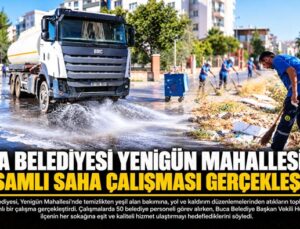 Buca Belediyesi Yenigün Mahallesi’nde Kapsamlı Saha Çalışması Gerçekleştirdi
