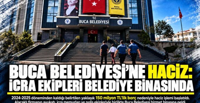 Buca Belediyesi ’ne Haciz: İcra Ekipleri Belediye Binasında