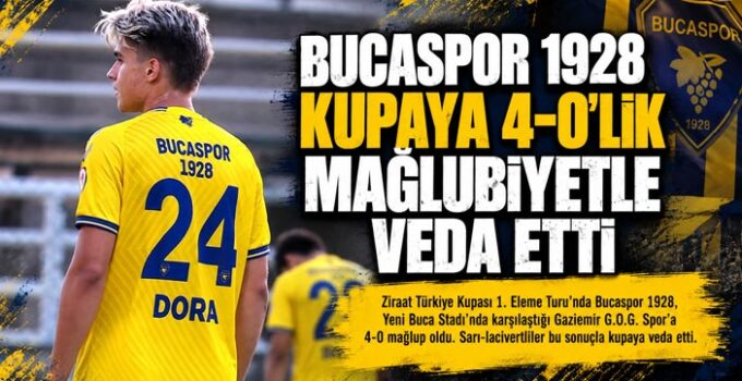 Bucaspor 1928 Kupaya 4-0’lık Mağlubiyetle Veda Etti