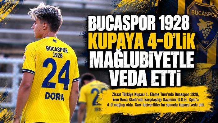 Bucaspor 1928 Kupaya 4-0’lık Mağlubiyetle Veda Etti