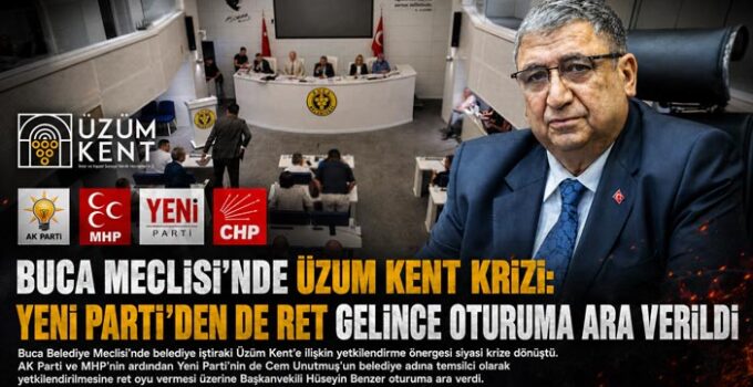 Buca Meclisi’nde Üzüm Kent Krizi: Yeni Parti’den de Ret Gelince Oturuma Ara Verildi