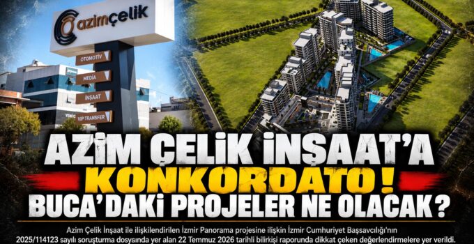 Azim Çelik İnşaat ‘a Konkordato ! Buca ‘daki projeler ne olacak ?