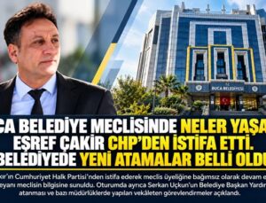 Buca Belediye Meclisinde Neler Yaşandı Eşref Çakır CHP ‘den İstifa Etti. Belediyede Yeni atamalar belli oldu