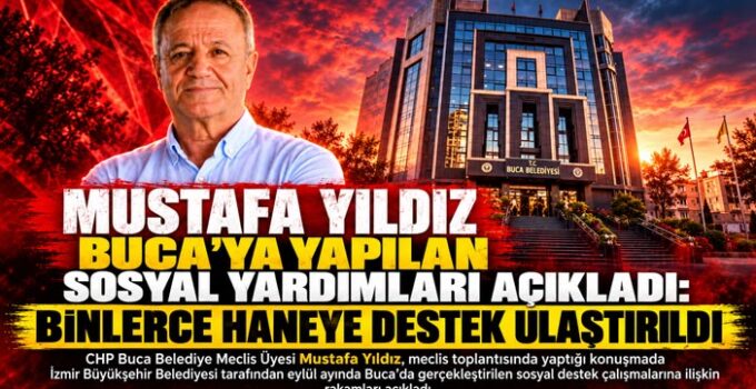 Mustafa Yıldız Buca’ya Yapılan Sosyal Yardımları Açıkladı: Binlerce Haneye Destek Ulaştırıldı