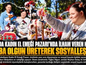 Buca’da Kadın El Emeği Pazarı ’nda İlham Veren Hikâye: Tuğba Olgun Üreterek Sosyalleşiyor