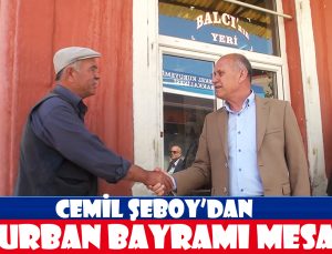 Cemil Şeboy’dan Bayram Mesajı