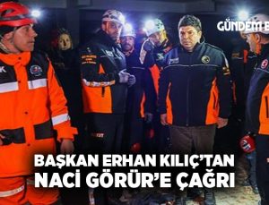 Başkan Erhan Kılıç’tan Naci Görür’e çağrı
