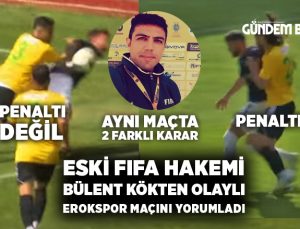 Olaylı Bucaspor 1928, Erokspor maçının Kritik pozisyonlarını Eski FIFA Hakemi Bülent Kökten Yorumladı