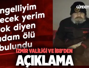 Buca’da sokakta yaşayan adam ölü bulundu. Kurumlardan açıklama
