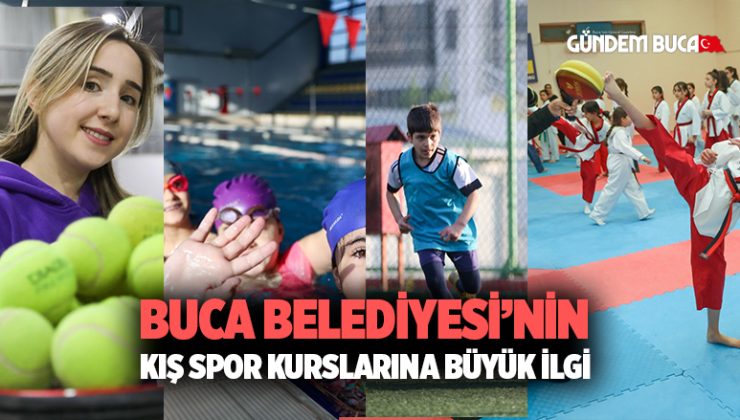 Buca Belediyesi’nin kış spor kurslarına büyük ilgi
