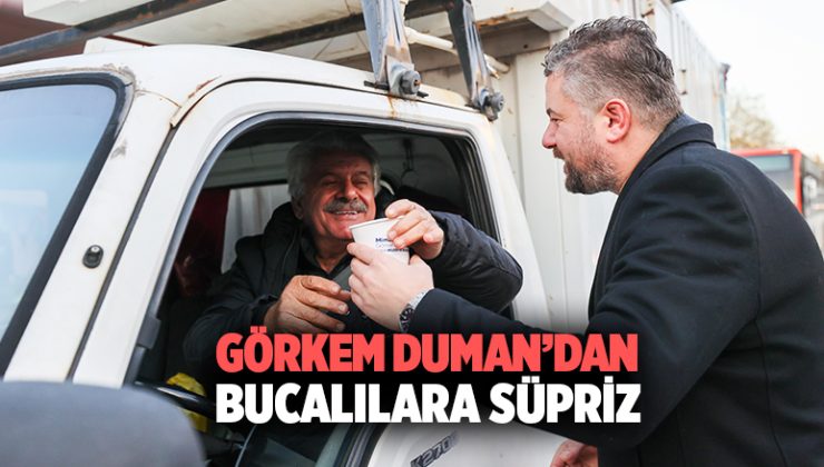 Görkem Duman ’dan Bucalılara süpriz