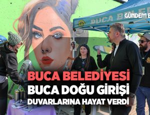 Buca Belediyesi Buca Doğu Girişi Duvarlarına hayat verdi.