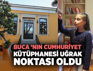 Buca ’nın Cumhuriyet Kütüphanesi uğrak noktası oldu