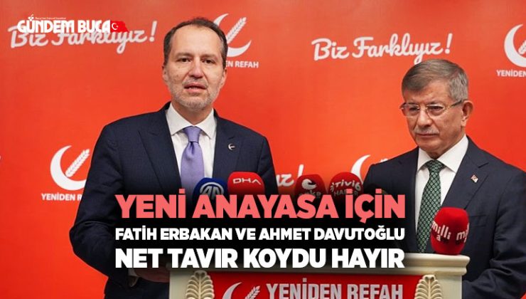 Yeni Anayasa Tartışmalarına Fatih Erbakan ve Ahmet Davutoğlu ’ndan Net Tavır