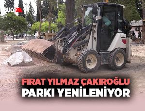 Buca Fırat Yılmaz Çakıroğlu Parkı Yenileniyor