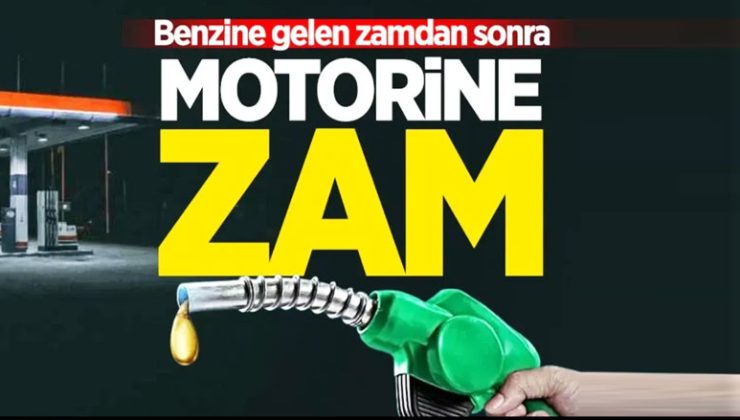 Benzinden Sonra Motorine de Dev Zam
