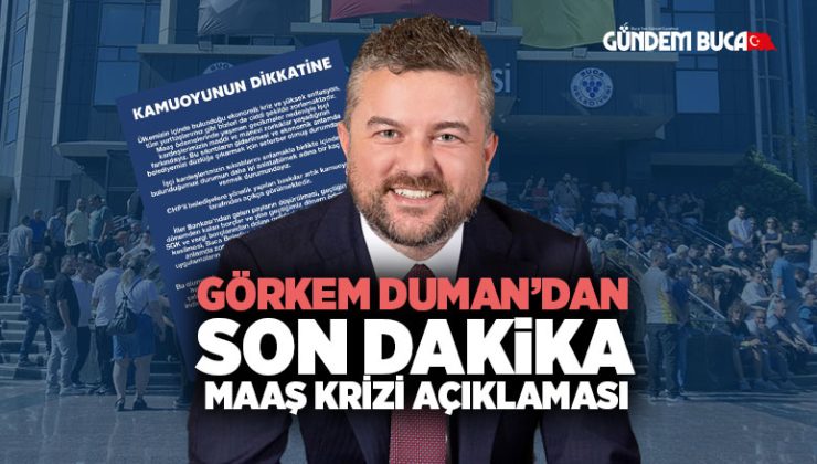 Görkem Duman ’dan Son Dakika Maaş Krizi Açıklaması