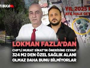 Lokman Fazla ’dan CHP’li Murat Sinat ’ın önerisine cevap 324 m2 den özel sağlık alanı olmaz daha bunu bilmiyorlar