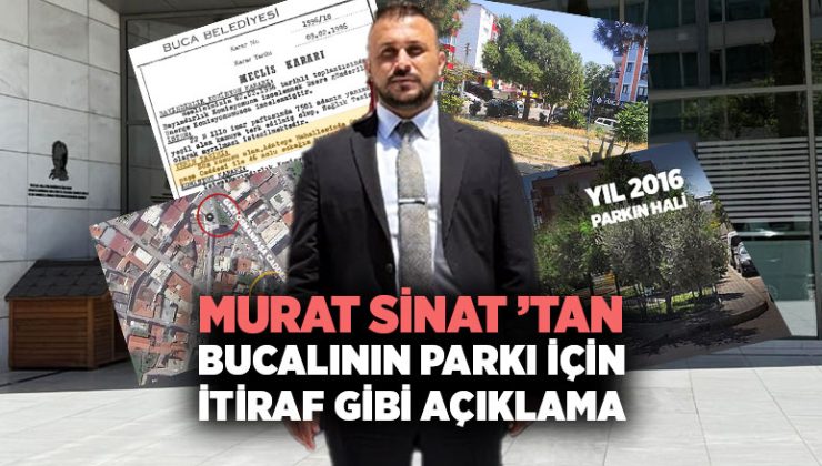 Murat Sinat ’tan Vatandaşın parkı için İtiraf Gibi Açıklama